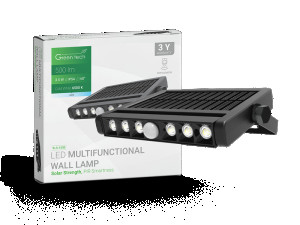 LED multifunkcionalna solarna svjetiljka Green Tech 3.5W, 6500K