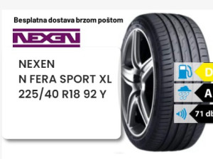 225/40 R 18 92Y XL NEXEN N FERA SPORT