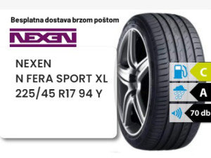 225/45 R 17 94Y XL NEXEN N FERA SPORT