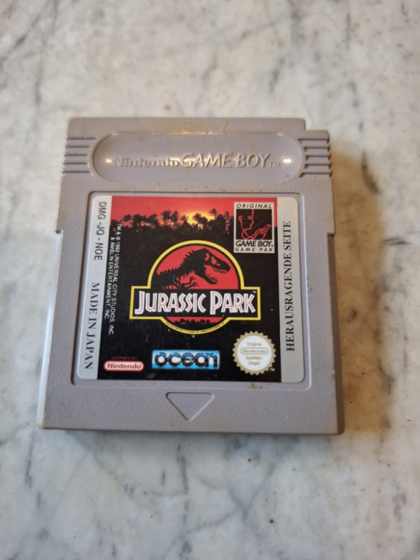Nintendo gameboy Jurassic Park
