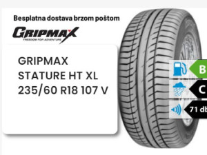 235/60 R 18 107V XL GRIPMAX STATURE H/T