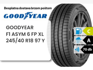 245/40 R 18 97Y XL GOODYEAR F1 ASYM6