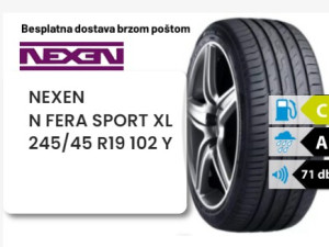 245/45 R 19 102Y XL NEXEN N FERA SPORT