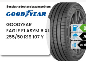 255/50 R 19 107Y XL GOODYEAR EAGLE F1 ASYM 6