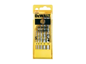 DeWalt 5-dijelni set burgija za beton 4.0-10.0mm DT6956