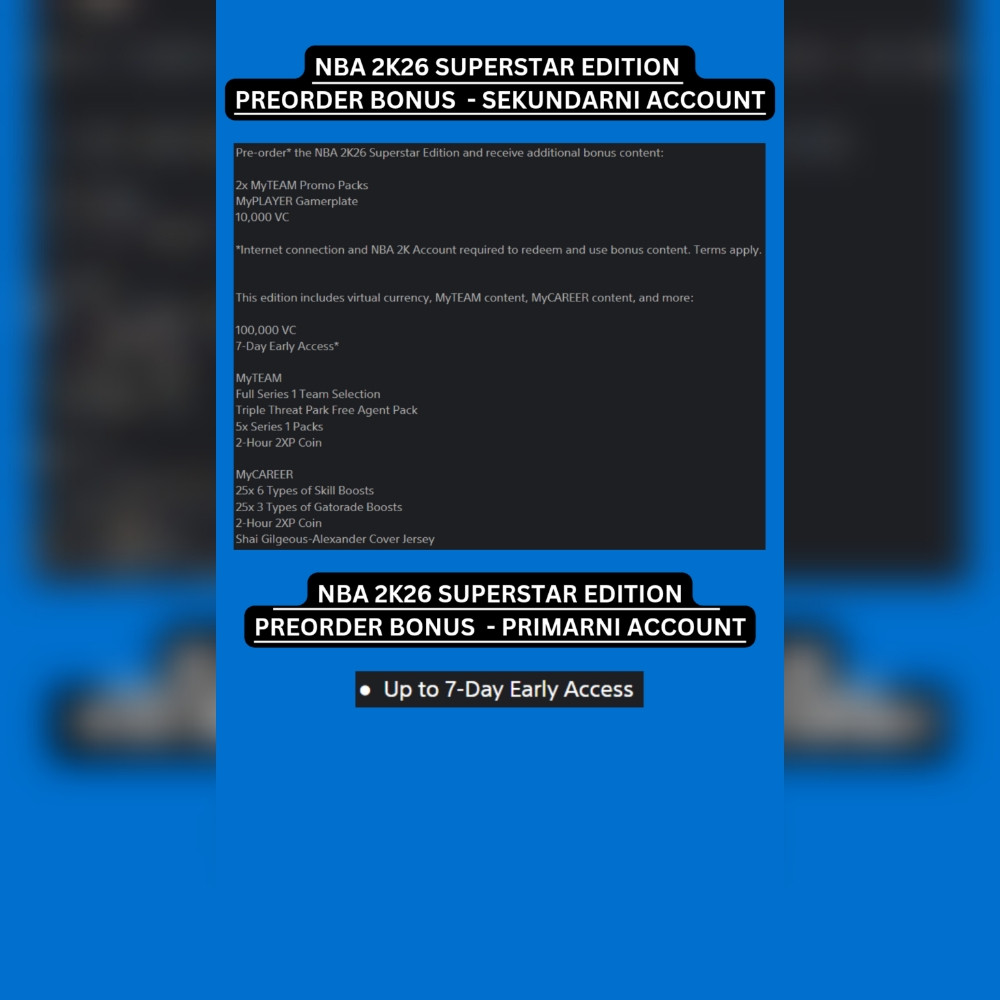 NBA 2K26 (LEAVE NO DOUBT)(SUPERSTAR)(STANDARD)(PS4/PS5) DIGITAL