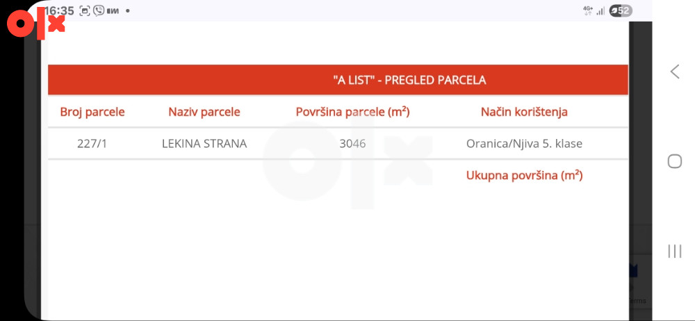 Zemljište Vogošća 2