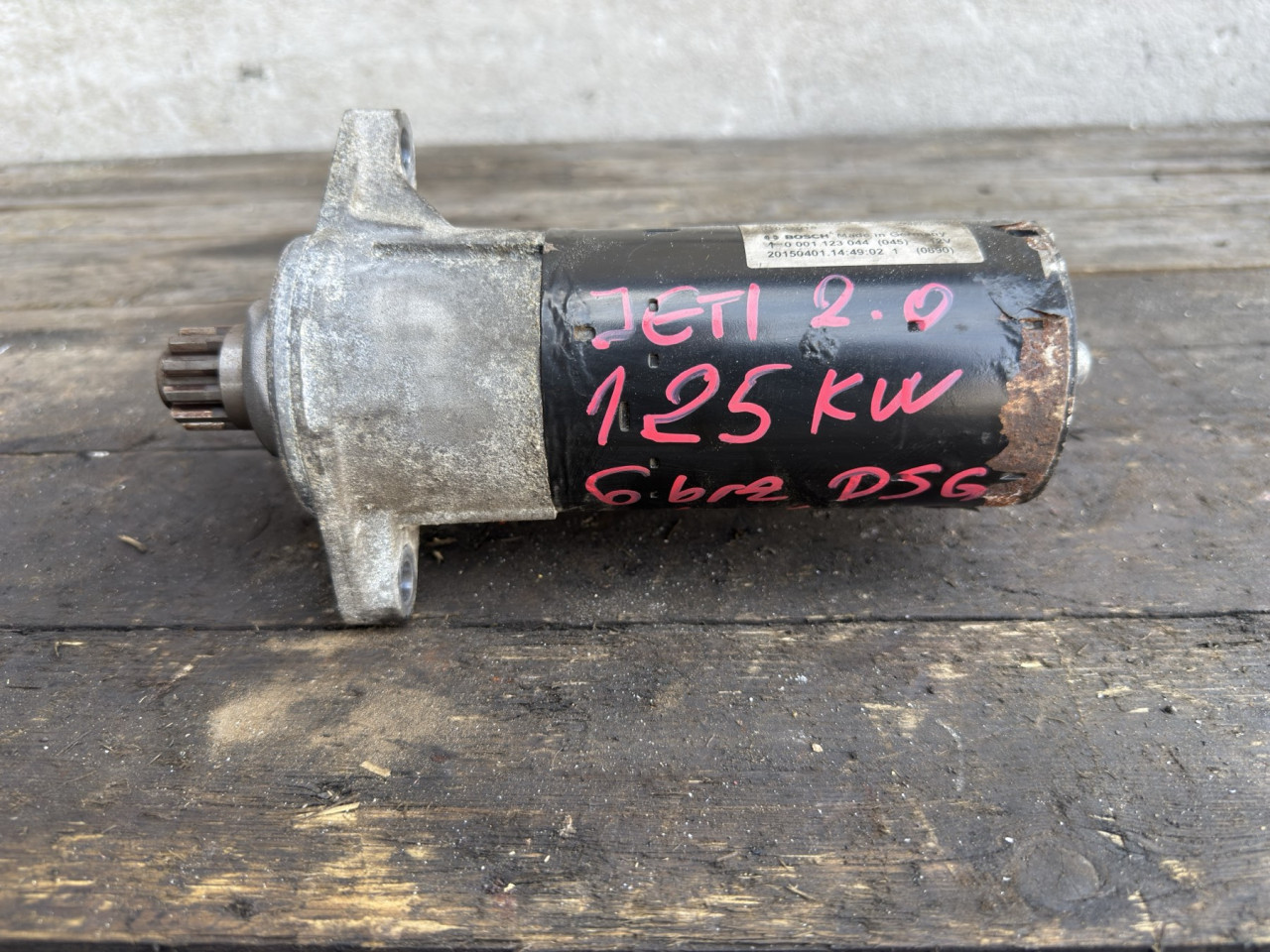 YETI ALNASER 2.0 TDI 125 KW 02E 911 024 A 02E911024A
