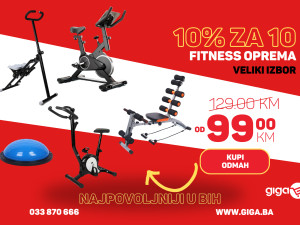 GIGA.BA FITNESS OPREMA VIŠE VRSTA