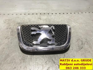 ZNAK maska Peugeot 407 2005 9648195677