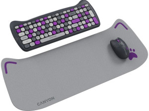 CANYON W6 KITTY EDITION  TASTATURA + MIŠ + PODLOGA