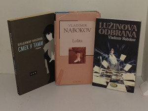 VLADIMIR NABOKOV - 3 KNJIGE - SMEH U TAMI + LOLITA + LUZINOVA ODB