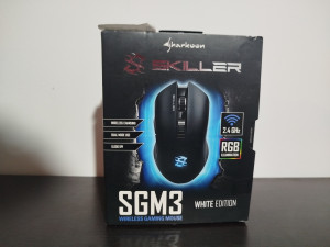 Sharkoon Skiller SGM3 White Edition Bežični gejming miš