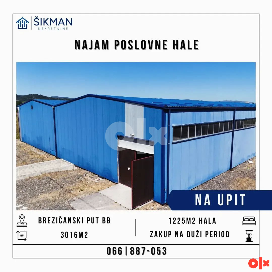 Skladište i hala Prijedor 1225m2 2