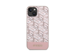 Guess pink Hardcas GCube Stripes MagSafe iPhone 14 PRO Max