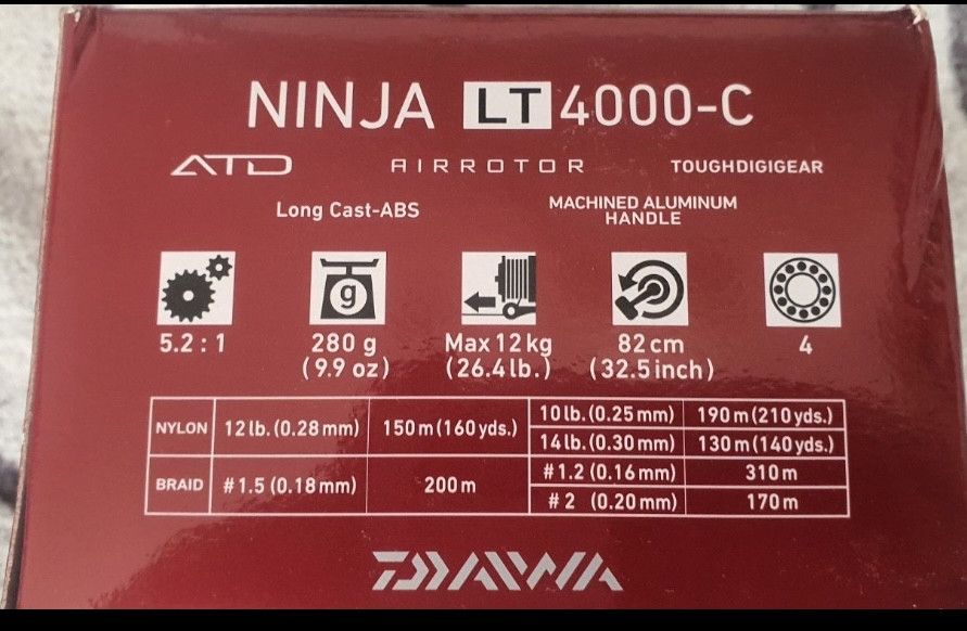 Daiwa Ninja LT 4000 C(Sportex,Shimano,Rapala)