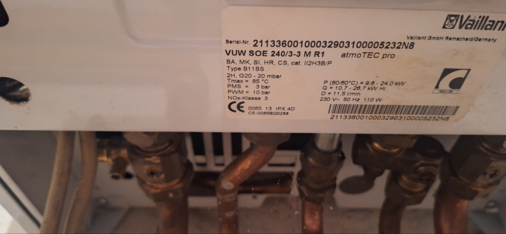 Plinski kotao bojler Vaillant 240/3-3 M R1 24