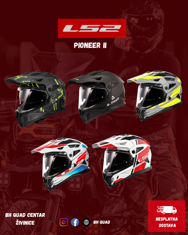 LS2 Pioneer II Kaciga za ATV/QUAD/CROSS