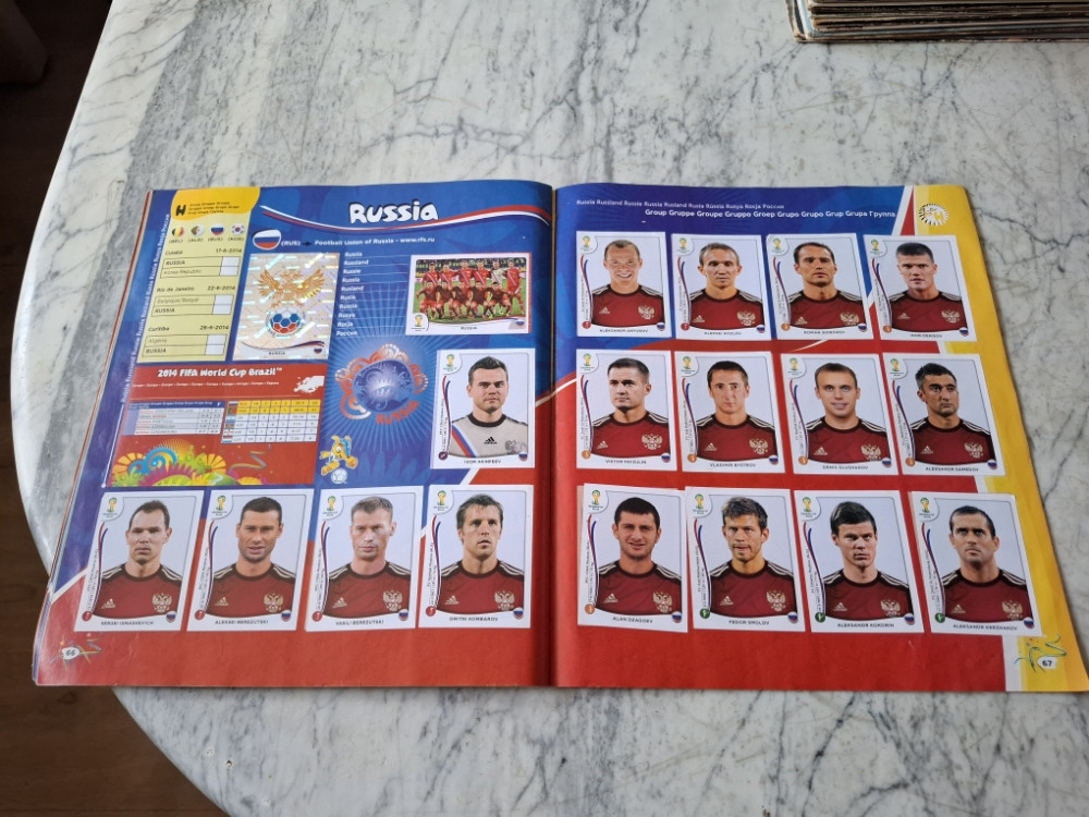 Brazil 2014,Panini,POPUNJEN
