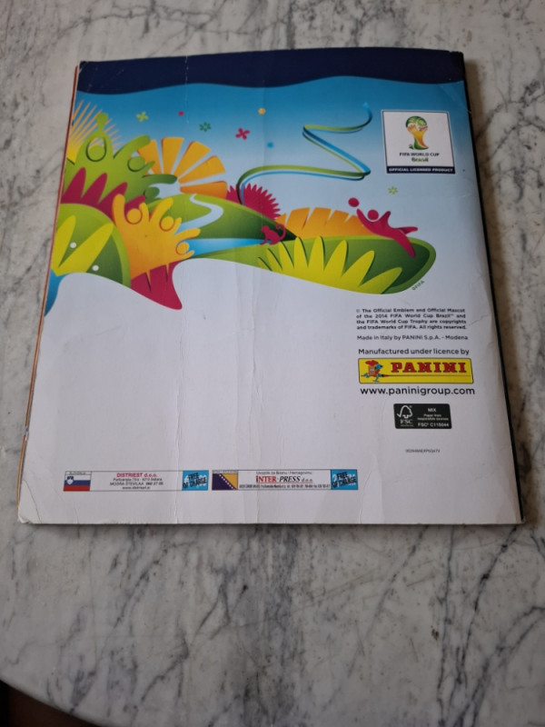 Brazil 2014,Panini,POPUNJEN