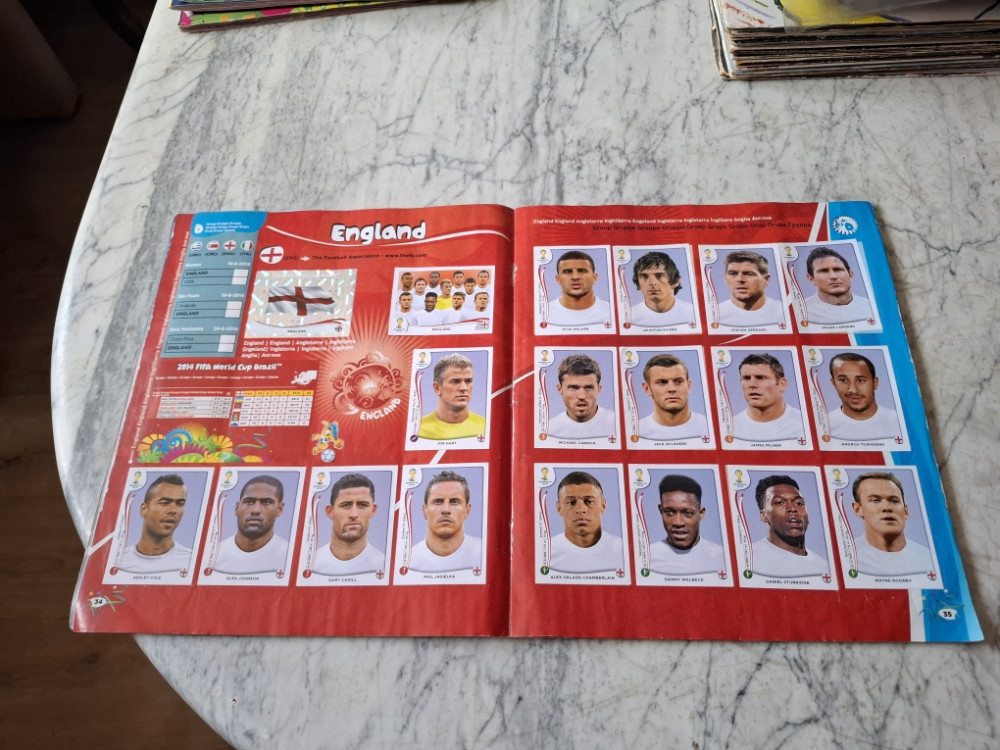 Brazil 2014,Panini,POPUNJEN