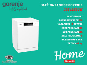 Masina za sudje GORENJE GS642E90W