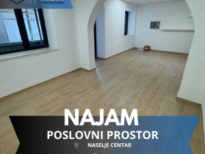 Iznajmljuje se poslovni prostor 36m2 u Centru