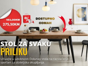 Blagovaonski stol na razvlačenje Dolunay - 1284