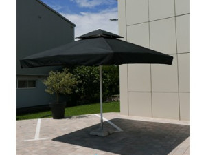 Platno za suncobran,crna boja 3,5x3,5m