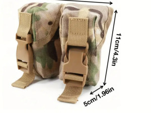 Pouch za bombe airsoft crna/zelena/tan/multicam