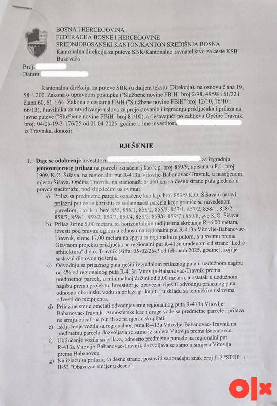 Građevinsko Zemljište Plac Vlašić Babanovac 438m2 17