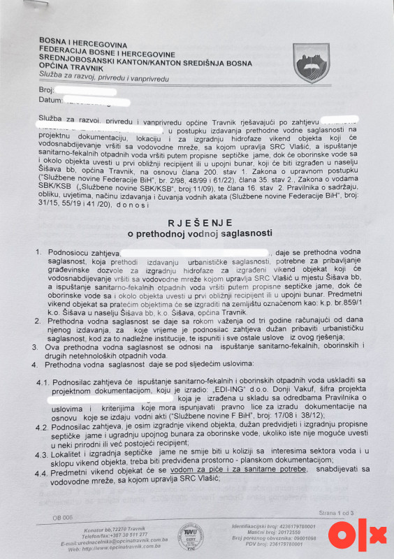 Građevinsko Zemljište Plac Vlašić Babanovac 438m2 18