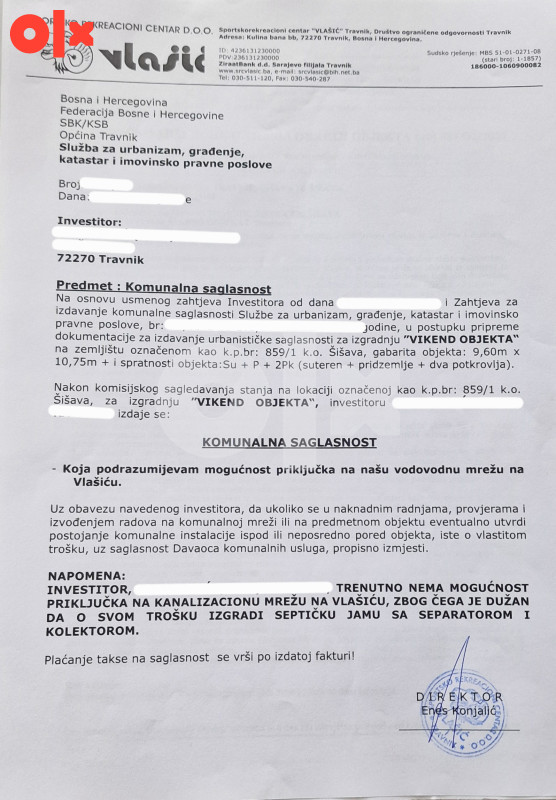 Građevinsko Zemljište Plac Vlašić Babanovac 438m2 19