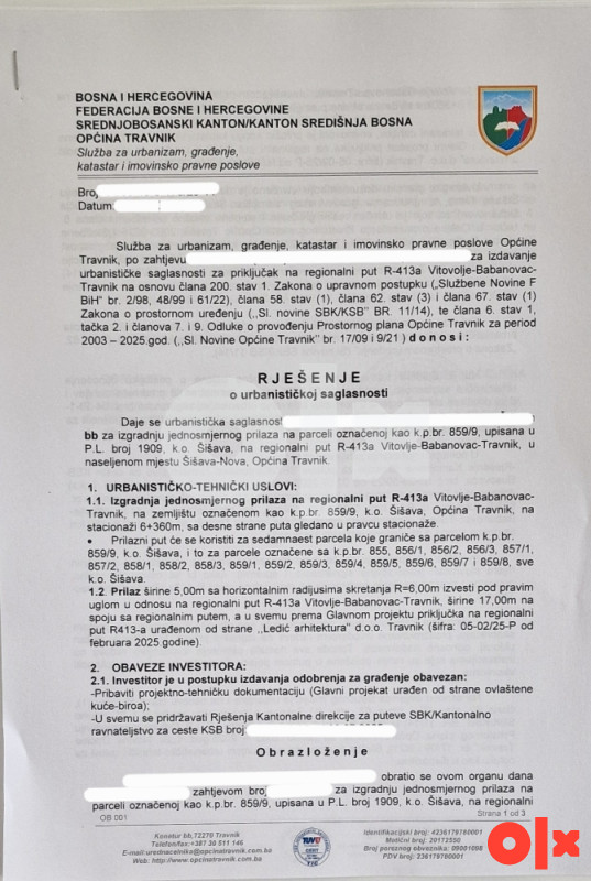 Građevinsko Zemljište Plac Vlašić Babanovac 438m2 12