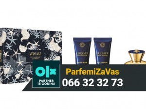 Versace Dylan Blue Pour Femme 100ml EDP+100ml BL+100 ml+5 ml EDP