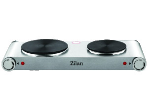 Zilan Električno kuhalo, 2 ploče  2250 W, INOX