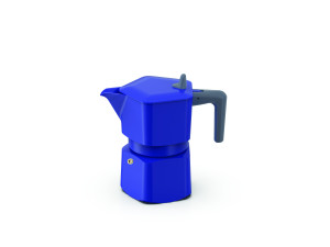 Moka Pot Pezzetti Aluminiska PENTAEXPRESS TORPEDO BLUE 3 šoljice