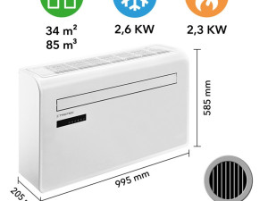 Klima uređaj Trotec PAC-W 2650 SH