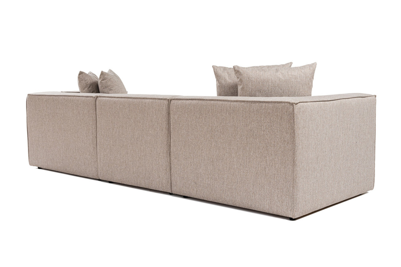 Sofa s 3 sjedala Sora 3 - pijesak bež a.g