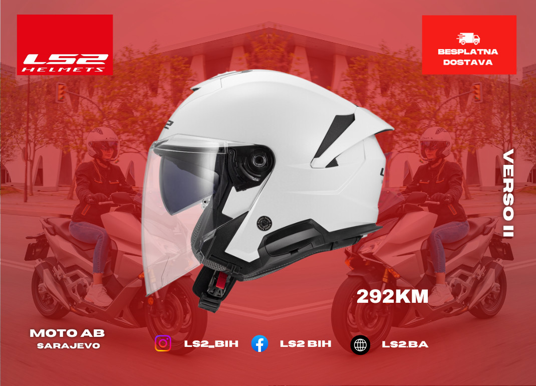 LS2 Verso II Kaciga za Motor/Skuter/Quad