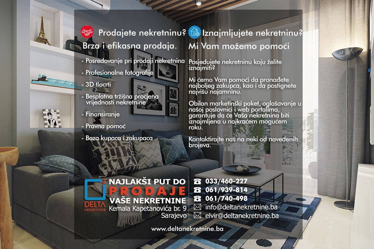Magacinsko proizvodni objekat 1448m2 / Novo Sarajevo