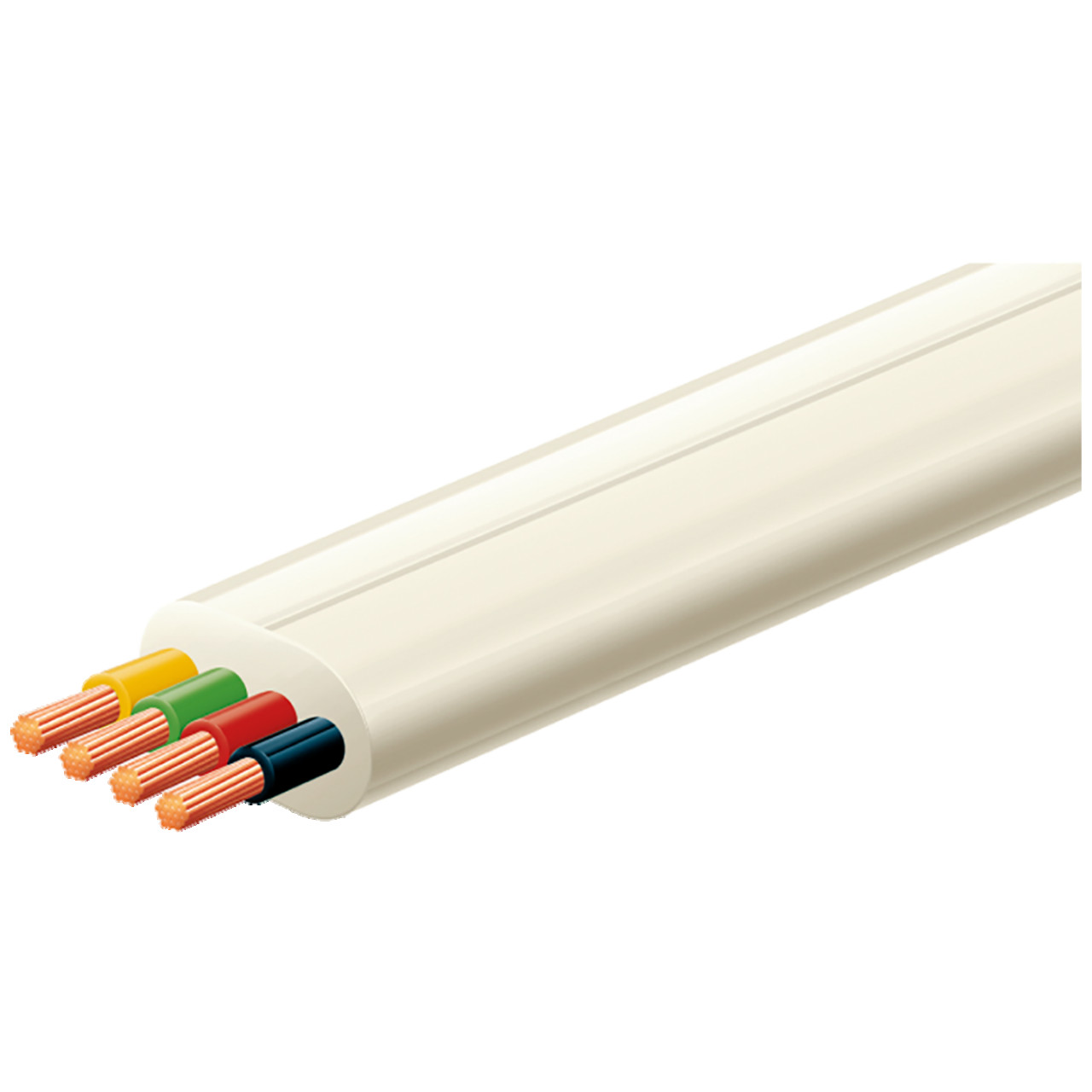 home Telefonski kabl, bakar, 4 4, 100 met.,  bijeli - TK 1 WH