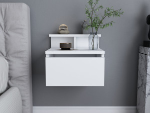 Noćni ormarić Alice - Bijela.