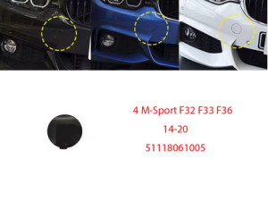 BMW 4 M-Sport F32 F33 F36 14-20 Poklopac Kuke Za Vucu Branika