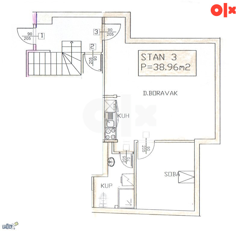 Stan Bijeljina 41m2 3