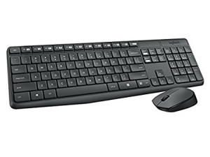 Tastatura + miš bežično Logitech MK235, crna