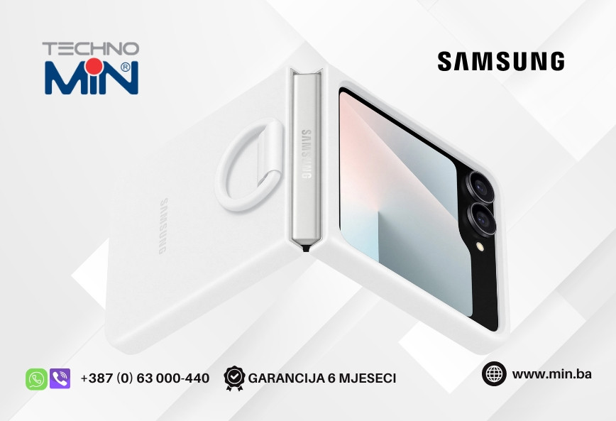 Samsung Galaxy Z Flip7 FE Silicone Case Bijela EF-PF741TWEGWW