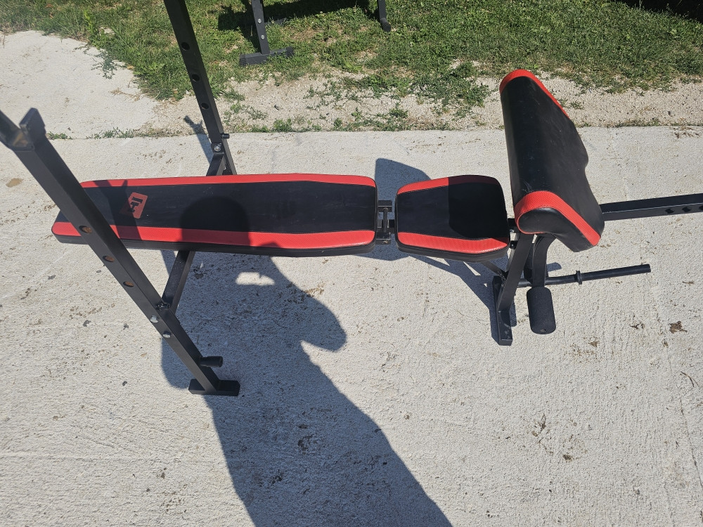 Visenamjenska klupa + šipka , sprava za vjezbanje, bench klupa