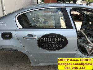Vrata zadnja DESNA Peugeot 508 2012