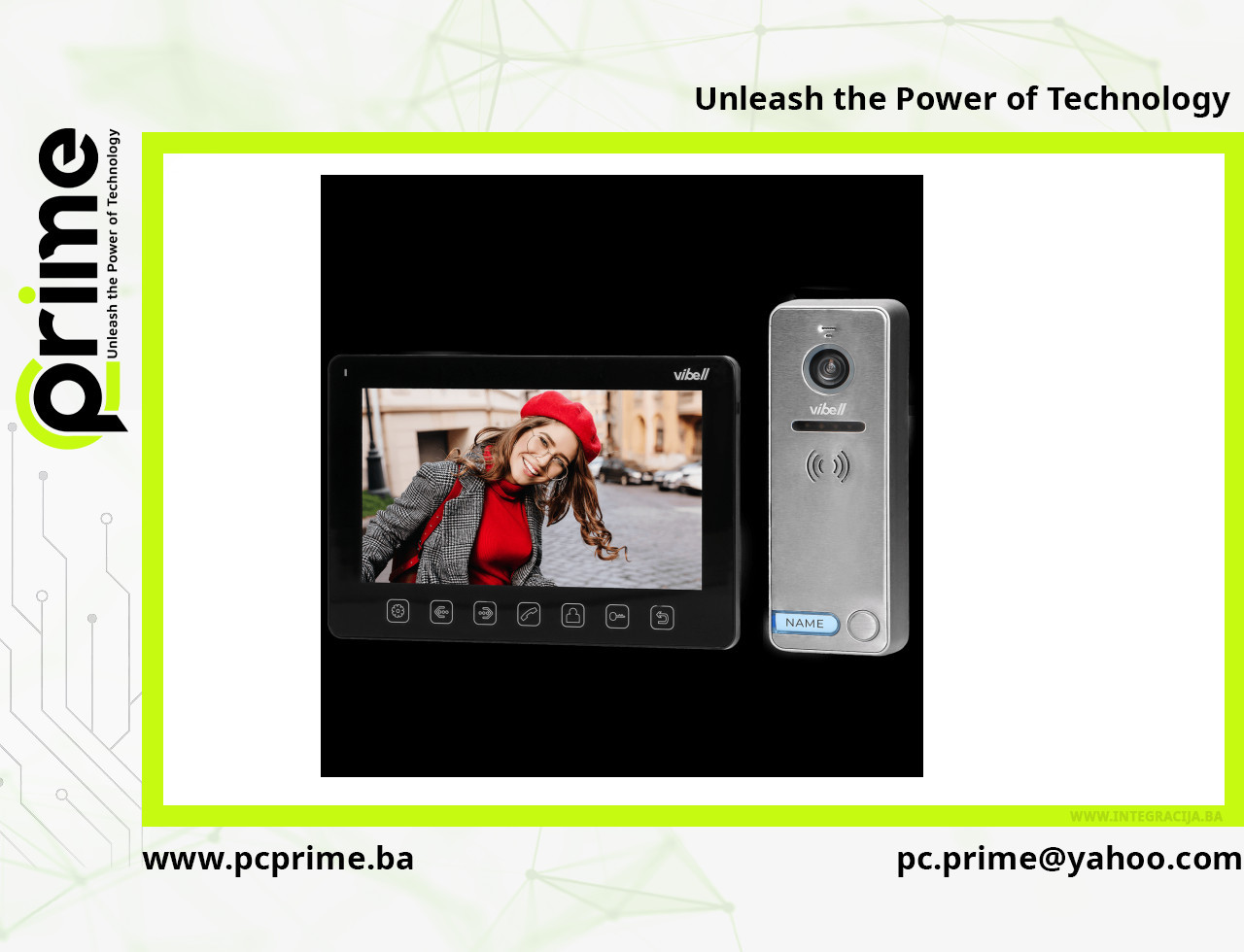 Vibell Video interfon, 7 LCD, Noveo, set - OR-VID-EX-1057B